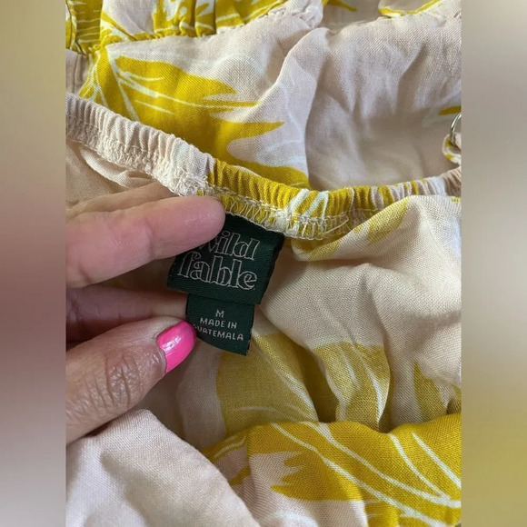 Wild Fable Leaf Print Sleeveless Tiered
Dress - Picture 2 of 11